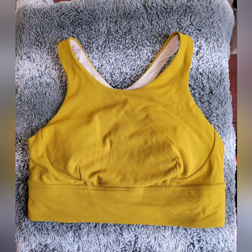Lululemon Athletica Mustard Sports Bra